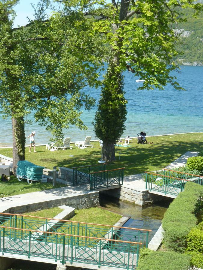 La Baie Des Voiles ,Vue Lac D'Annecy ,Plage Privee Duingt Bagian luar foto
