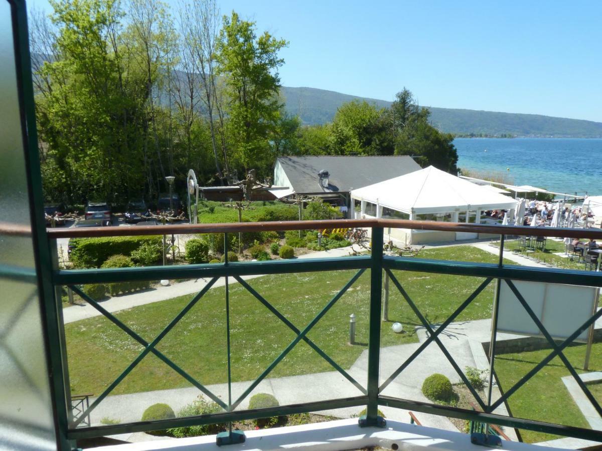 La Baie Des Voiles ,Vue Lac D'Annecy ,Plage Privee Duingt Bagian luar foto
