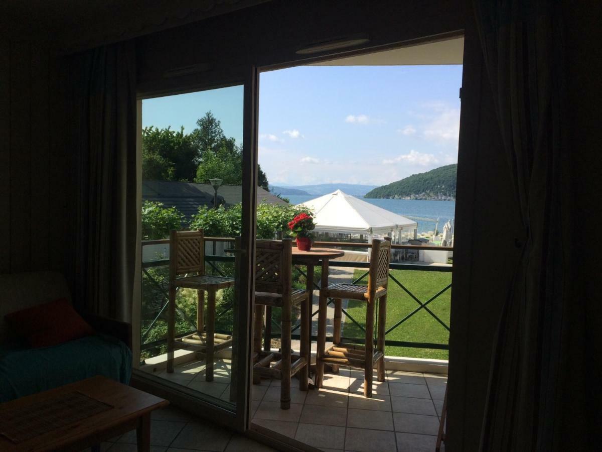 La Baie Des Voiles ,Vue Lac D'Annecy ,Plage Privee Duingt Bagian luar foto