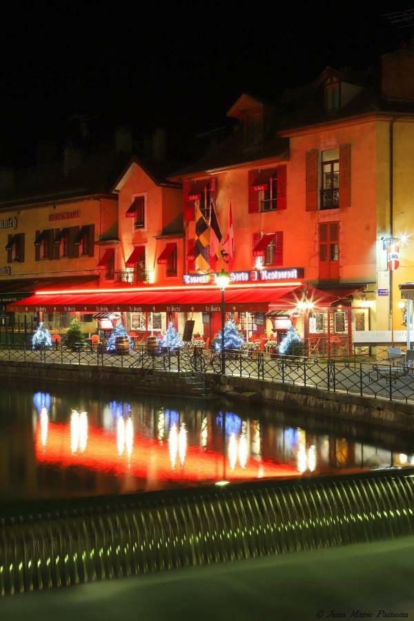 La Baie Des Voiles ,Vue Lac D'Annecy ,Plage Privee Duingt Bagian luar foto